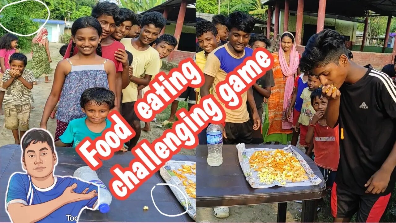 Food eating challenge game