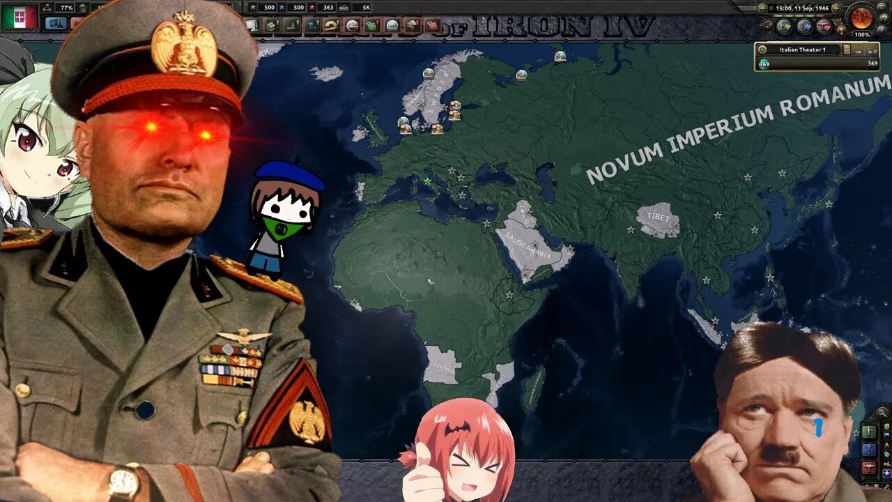 Hearts of Iron 4: MVSSOLONI e l'avventura ergastolante per il DOMINIO MONDIALE! [LOQUENDO]