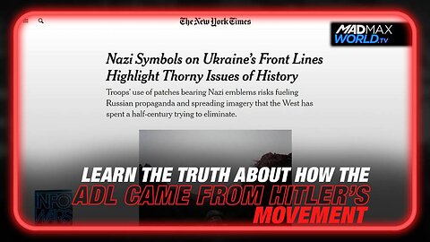 Learn the Truth About How the ADL Came Out of Hitler's Movement