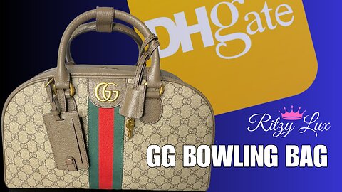 Perfect DHGATE Gucci Supreme Ophidia Bowling Bag DUPE WITH LINK IN DESCRIPTION