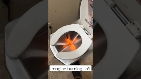 The burning toilet 🚽🪠 #shorts #toilet