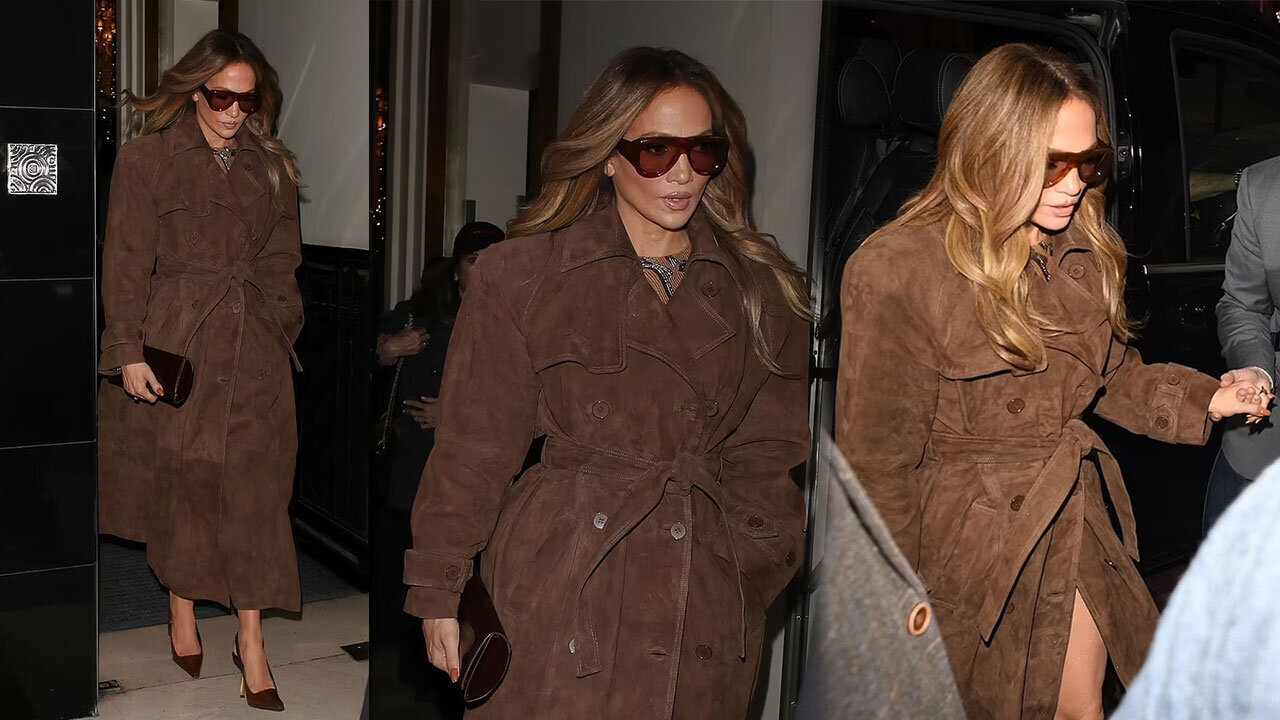 Jennifer Lopez looks glum in London after Kamala Harris loss😎