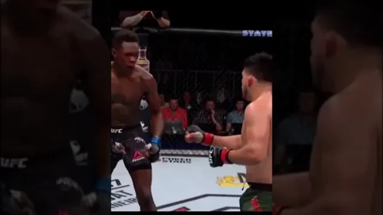 Kelvin Gastelum was Israel Adesanya toughest opponent #shorts