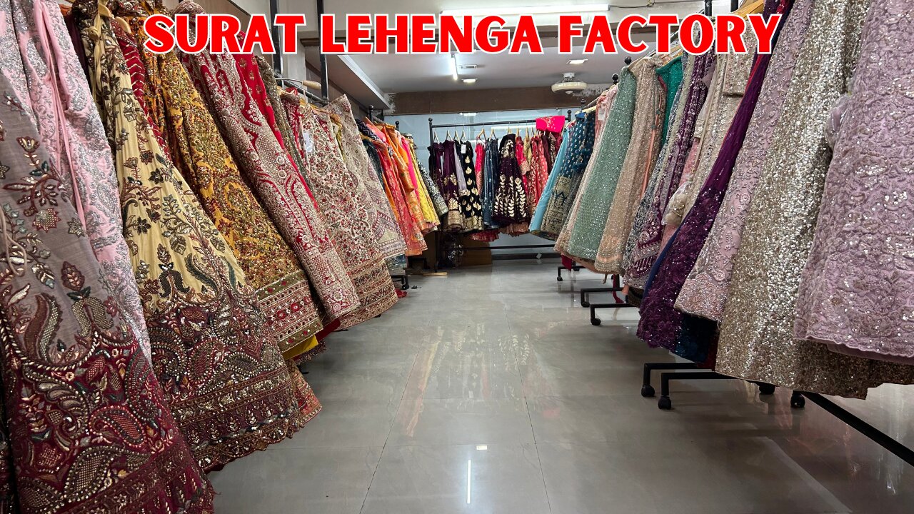 Biggest lehenga collection | lehenga factory | parnika india |