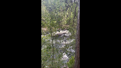 Heavy water fall in Rawdon