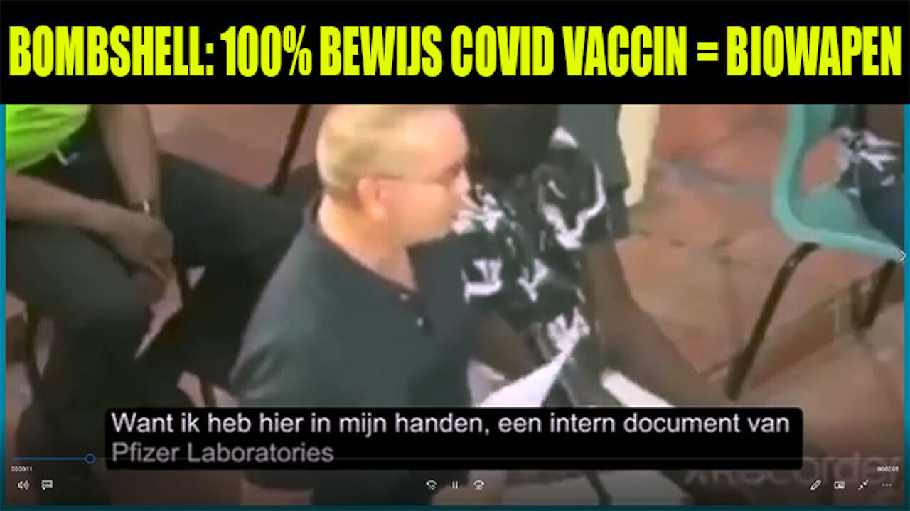 BOMBSHELL: 100% BEWIJS DE PRIK IS BIOWAPEN