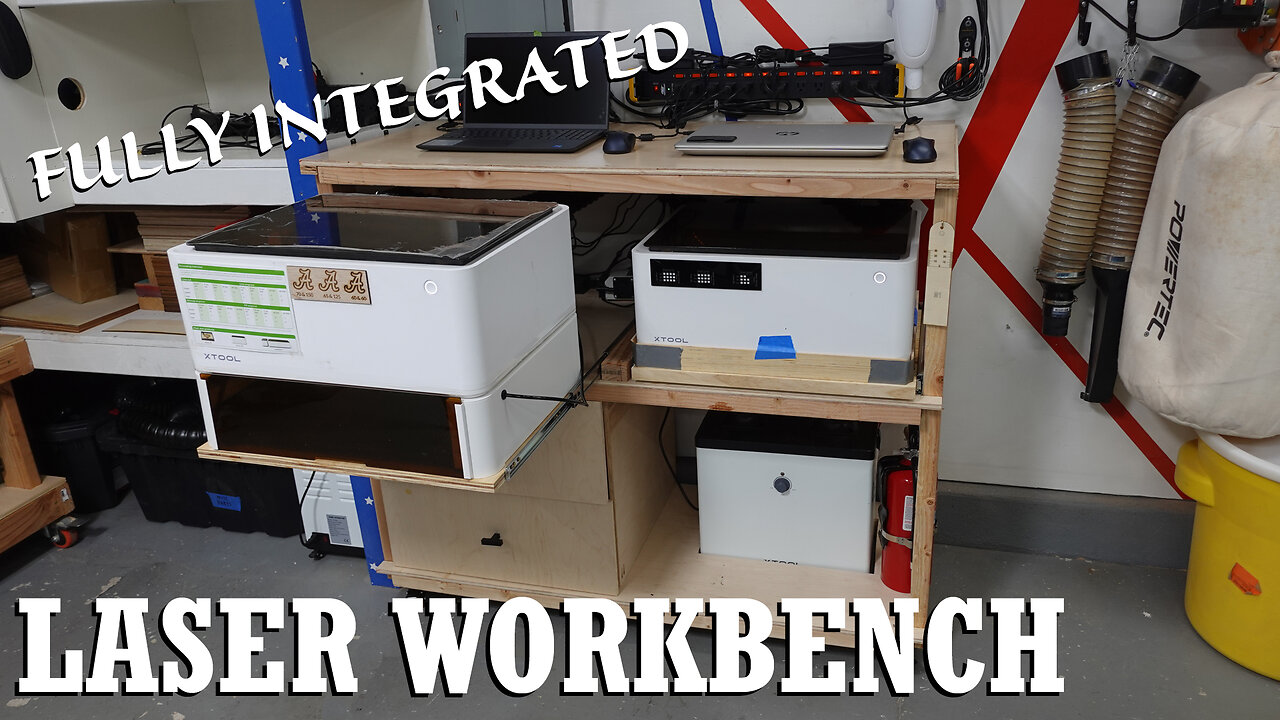 DIY Fully Integrated Workbench For Lasers: Create Your Ultimate Workspace!