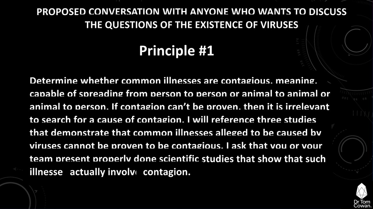 The -Kissing Disease-, Ebola: Conditions/Principles To Discuss Virus' Existence