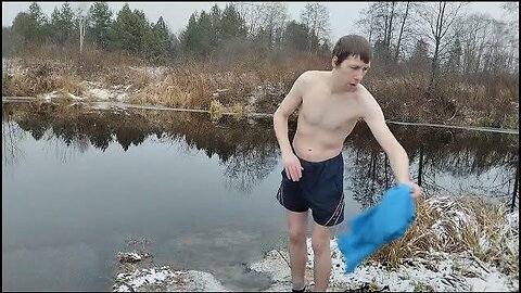 I swim in the river in winter in -20.