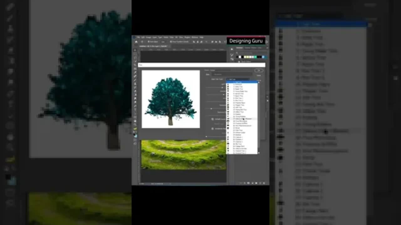 Render Any Tree in #Adobe #Photoshop