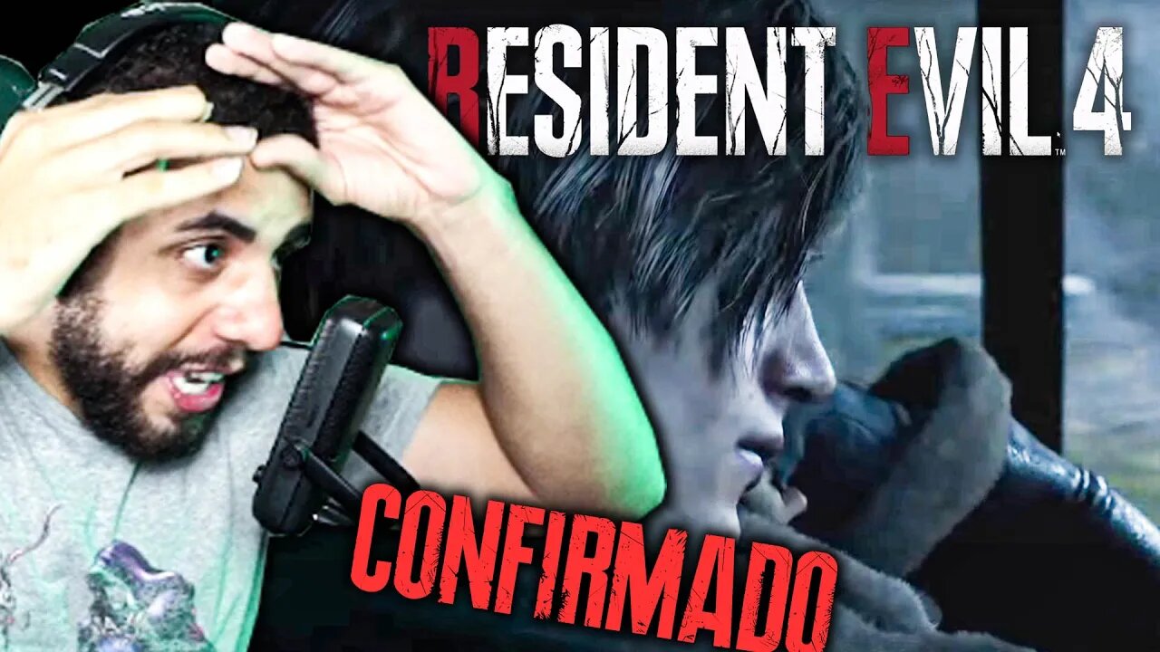 RESIDENT EVIL 4 REMAKE CONFIRMADO!! - REAÇÃO