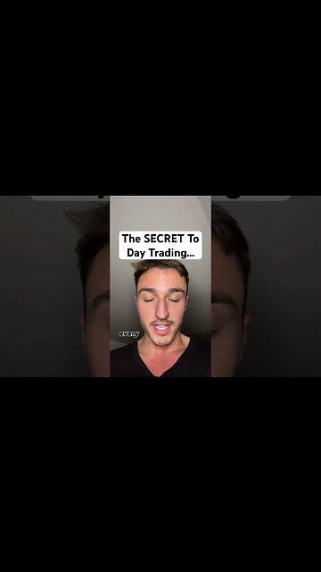 Here Is The Secret To Being A Profitable Day Trader #daytrading #forextrading #futurestrading #forex