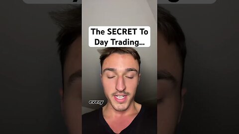 Here Is The Secret To Being A Profitable Day Trader #daytrading #forextrading #futurestrading #forex