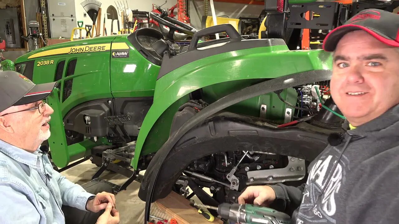 Deflect that Mud! Deere 2032R/2038R Tractor Fender Extensions