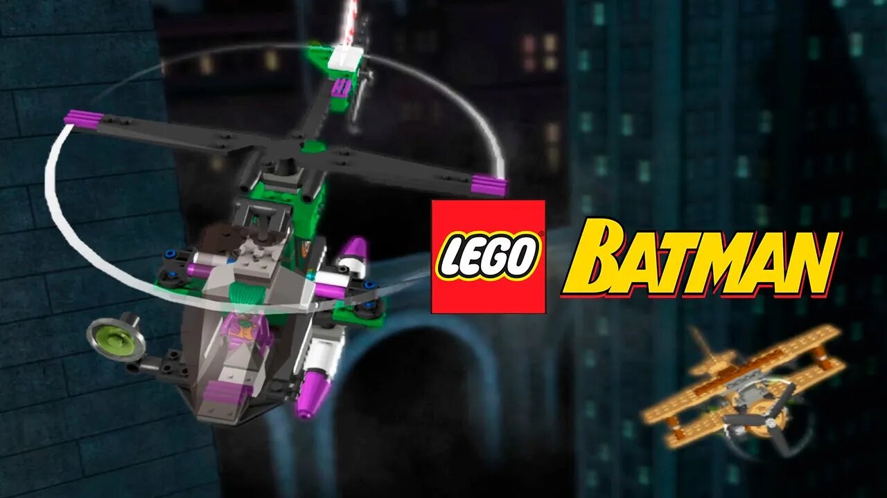 LEGO BATMAN 1 #12 - O helicóptero do Coringa! | Biplane Blast (Traduzido em PT-BR)