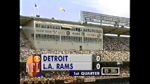 1993-10-24 Detroit Lions vs Los Angeles Rams