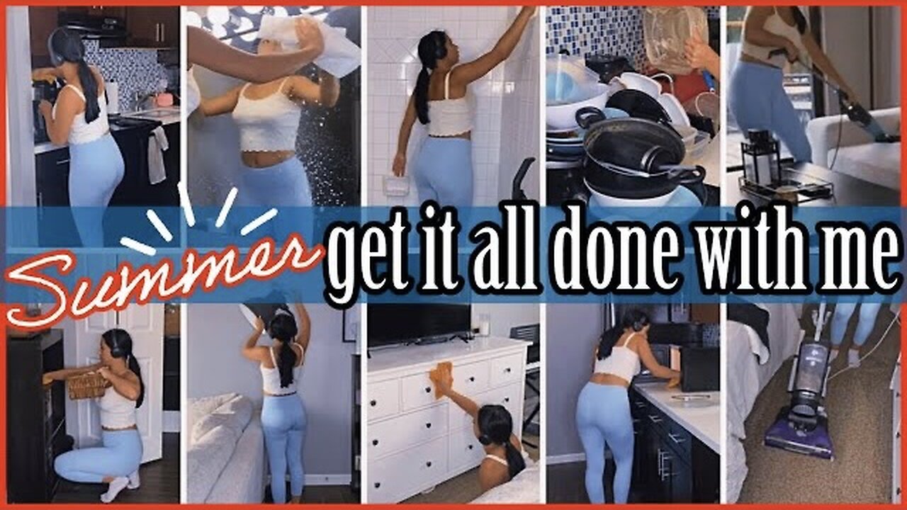 *SUMMER* GET IT ALL DONE WITH ME 2022 | EXTREME SPEED CLEAN MOTIVATION | CLEAN WITH ME |@ez tingz