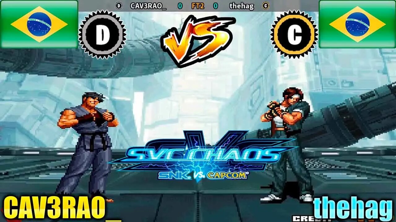 SNK vs. Capcom: SVC Chaos (CAV3RAO_ Vs. thehag) [Brazil Vs. Brazil]