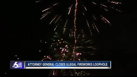 Idaho Attorney General says retailers can't sell aerial fireworks to public