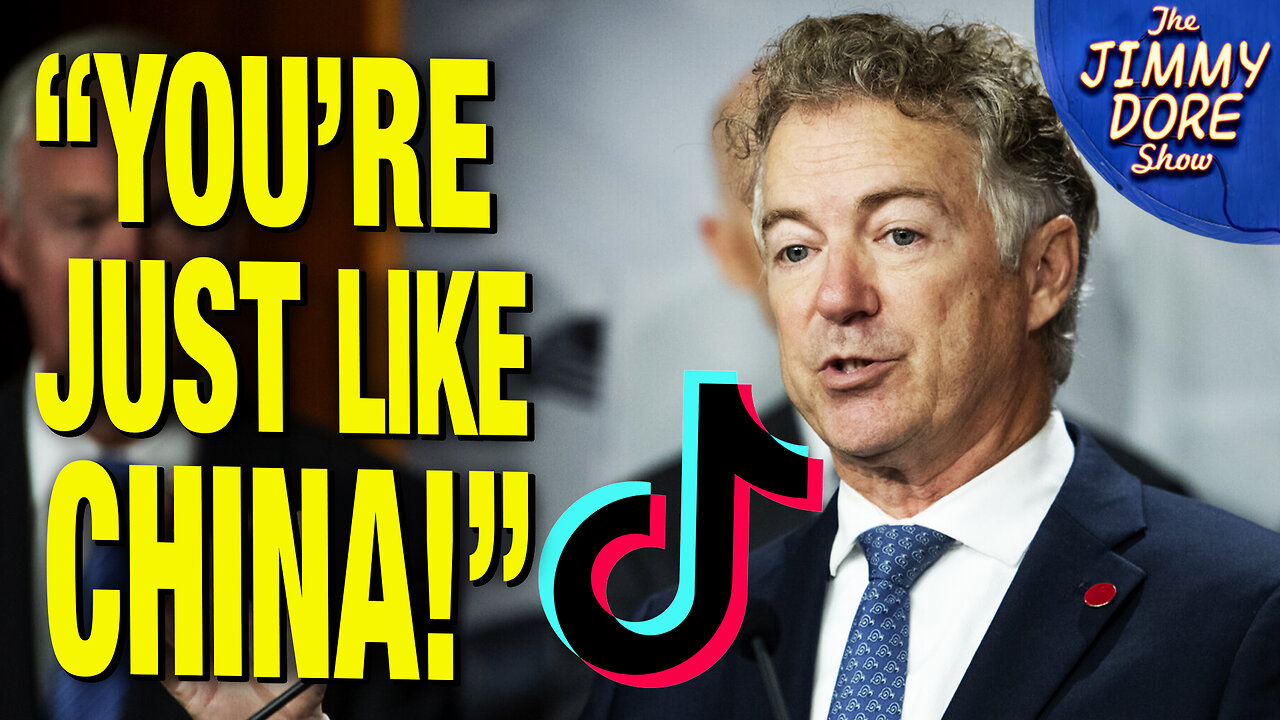 Rand Paul RIPS Republicans For Censoring TikTok!