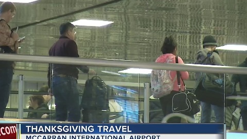 One million travelers expected to pass through McCarran over Thanksgiving weekend