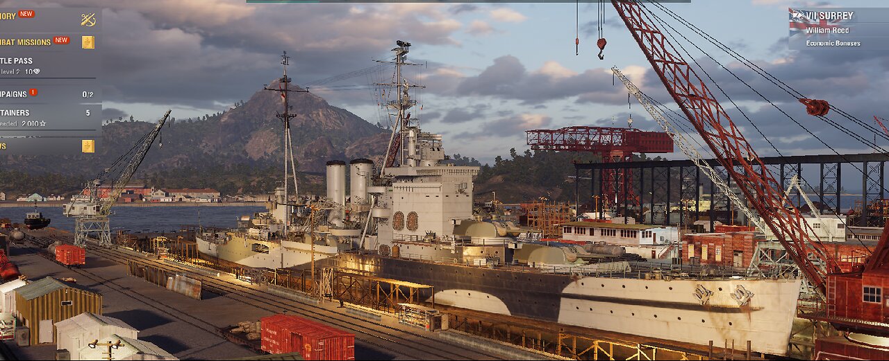 World of Warships - HMS Surrey - Random Battle 001