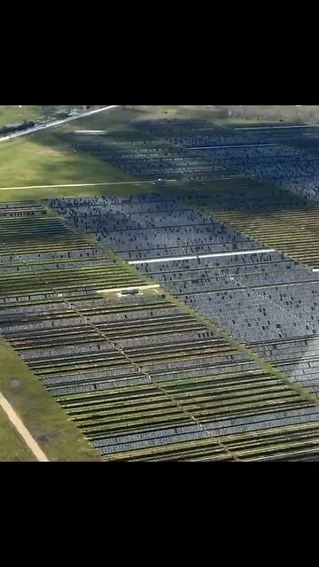 BREAKING: Hail storm in Damon, Texas on 3/24/24 destroys 1,000’s of acres of solar farms. Who pa