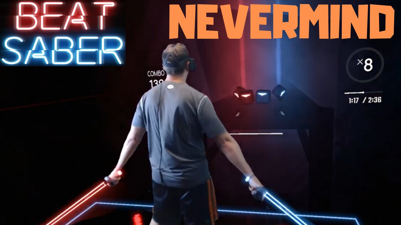 Beat Saber || Nevermind - Dennis Lloyd || Expert Mixed Reality