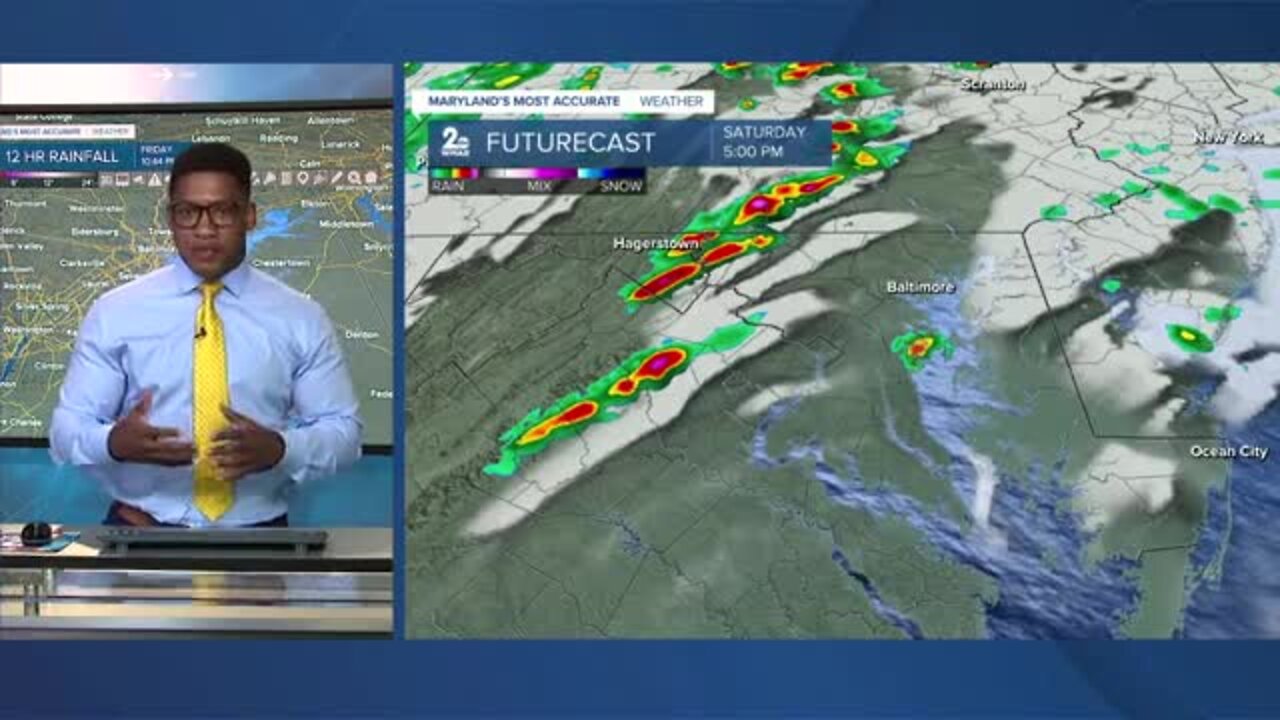 Meteorologist Patrick Pete talks about potential rain over the weekend