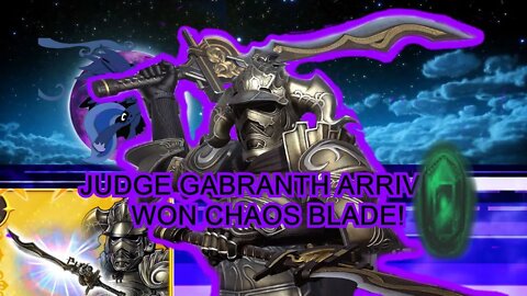 Judge Gabranth arrives / won all his weapons Including EX Chaos Blade / FF:DOO