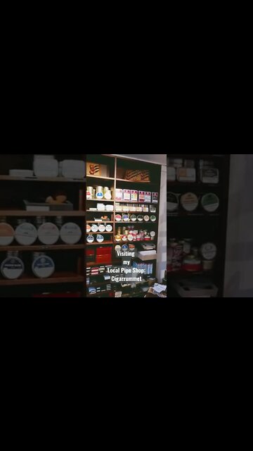 Visiting my local pipe and tobacco shop. Cigarrummet in Stockholm.