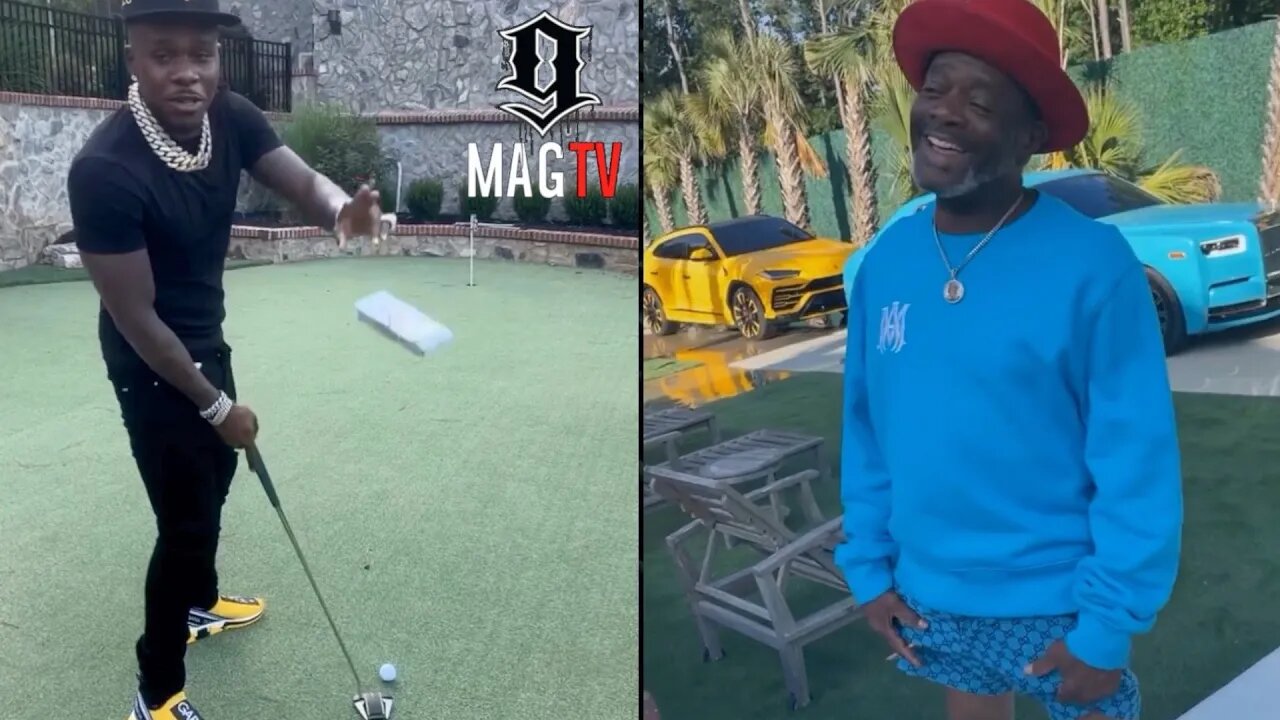 DaBaby Loses Bet To UNC & Nem Trying To Golf A Hole In One! ⛳️
