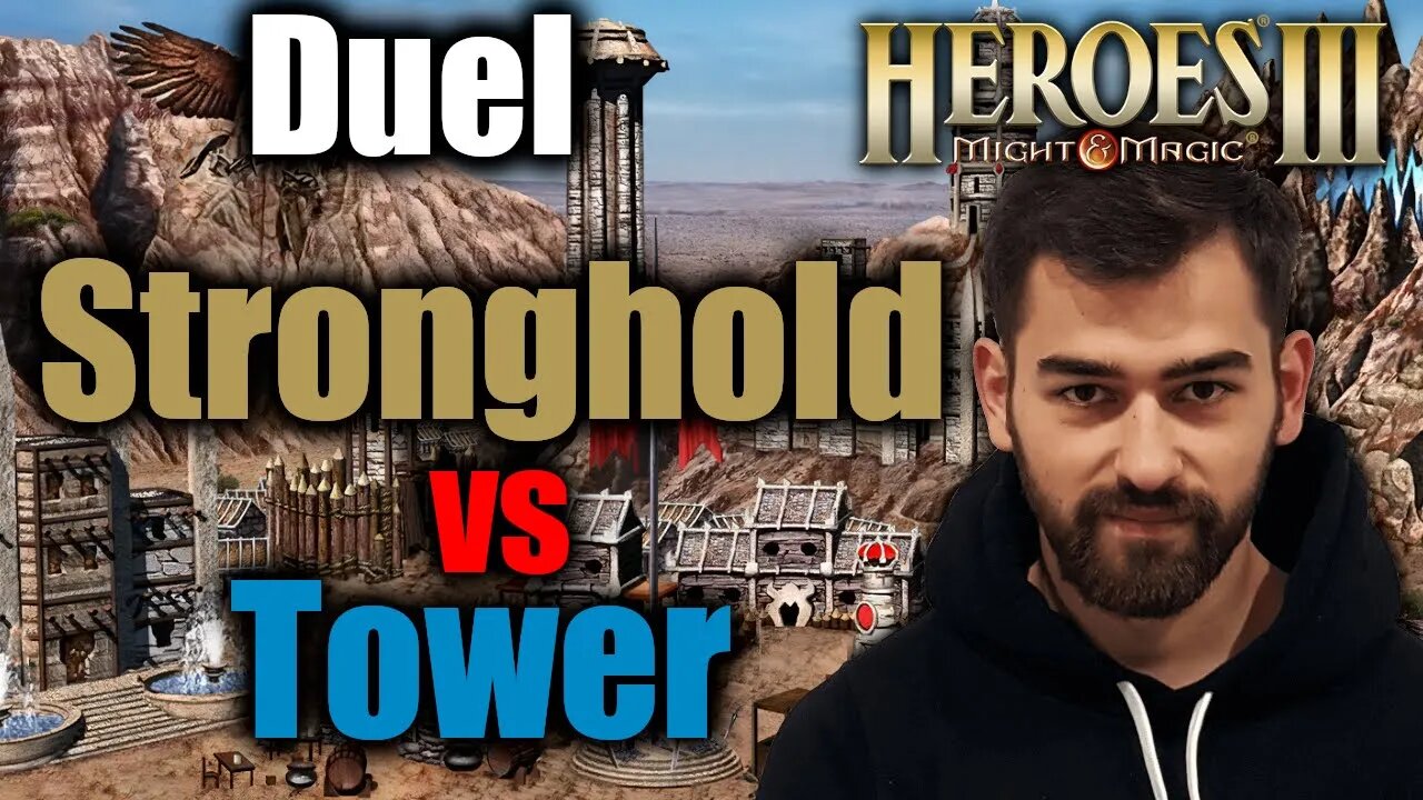 Stronghold vs Tower | Gluhammer Heroes HotA 3 Multiplayer PL