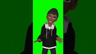 Vídeo de Animação - Avatar dançando - Chroma Key - Green Screen