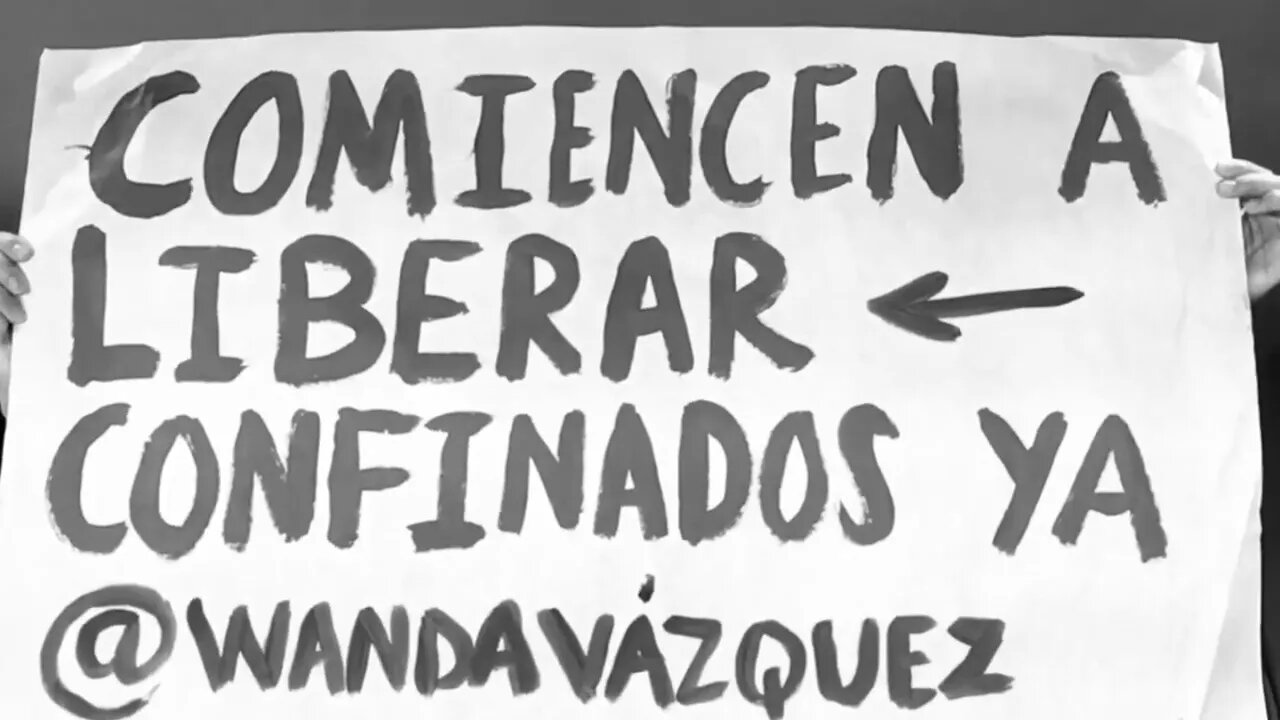 Un reclamo de JUSTICIA SOCIAL en 18 segundos. ¡Liberen confinados ya!