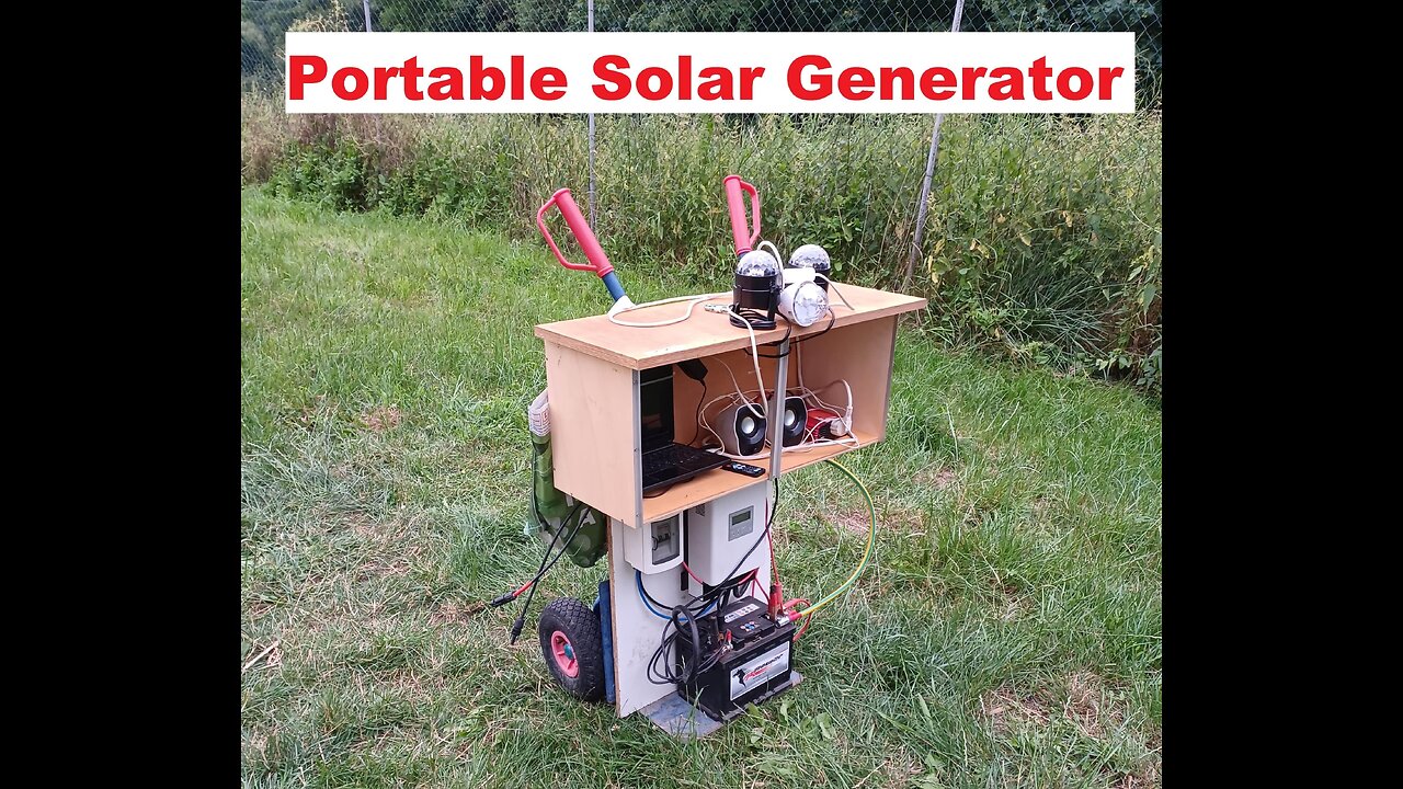 Portable Solar Generator DiY Hand Truck