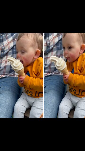 Can mummy have lick, no don't be weird.