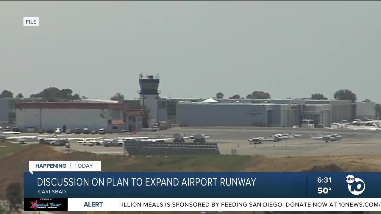 County supervisors to discuss runway expansion at Palomar Airport