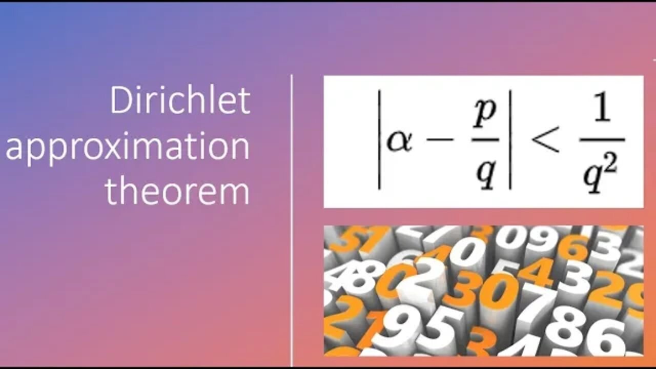 Dirichlet approximation theorem