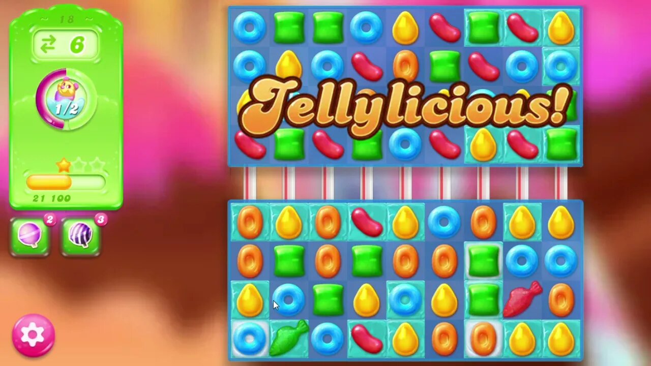 Candy Crush Jelly Saga Level 18