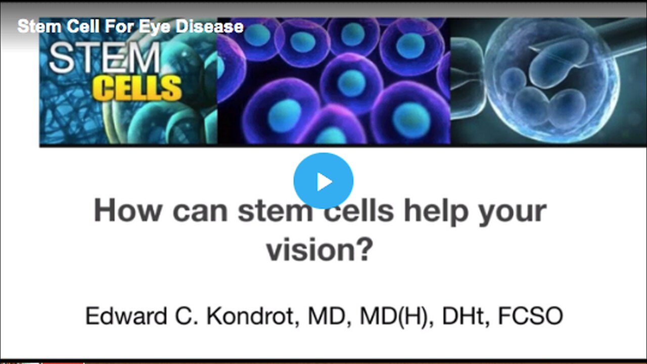 How stem cells can be used to treat eye diseases