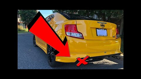 Scion TC Muffler Delete!