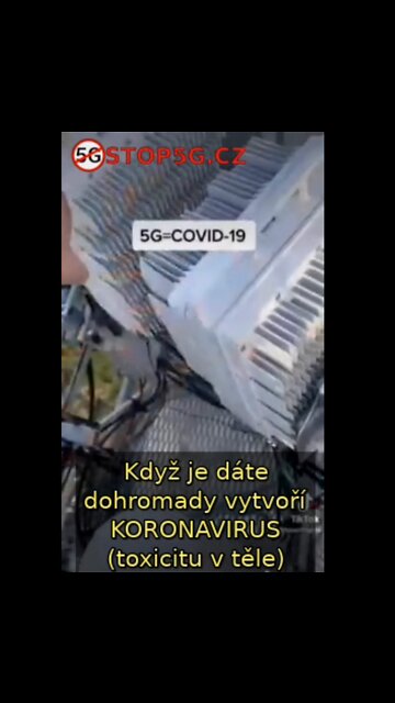 4G a 5G = COVID = Toxicita v těle = Virus