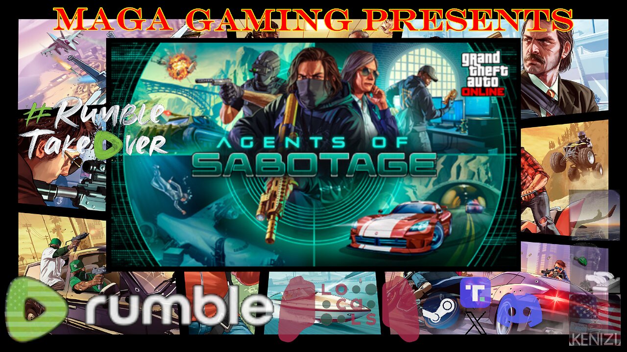 GTAO - Agents of Sabotage Week: Saturday w/ UnfoldingJoker, GamingChad, Takumi