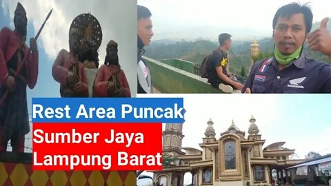 Rest Area Puncak Sumber Jaya Lampung Barat Pemandangannya Indah