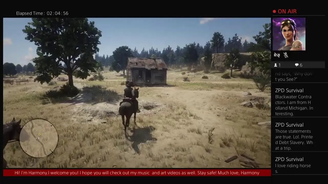 LarrysGirl1965's Live PS4 Broadcast Red Dead Redemption 2 Epilogue Part 1