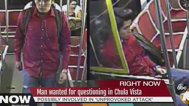 Man wanted for questioning in Chula Vista