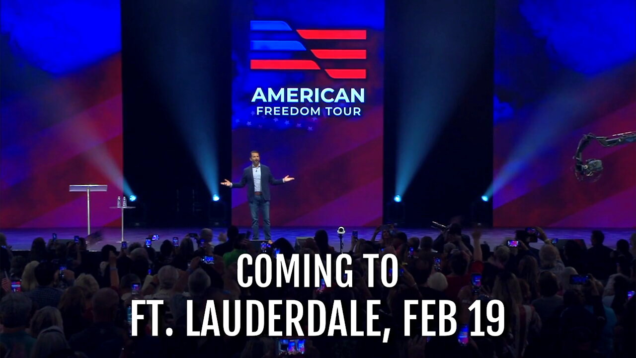 American Freedom Tour Ft Lauderdale with Donald Trump Jr, Kayleigh McEnany, Mike Pompeo, and more.