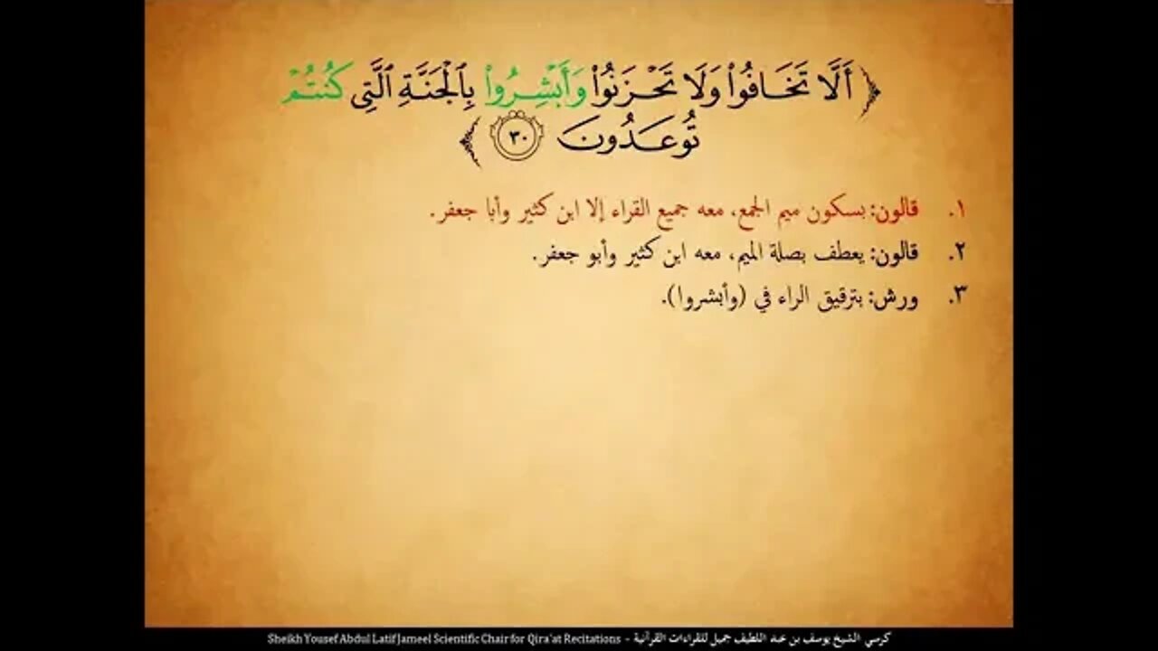 192 ‏‏الربع المائة واثنان وتسعون وقيضنا لهم قرناء