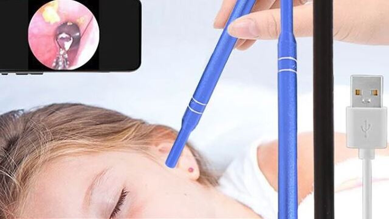 Multifunctional Ear Cleaning Endoscope with Mini HD Visual Camera